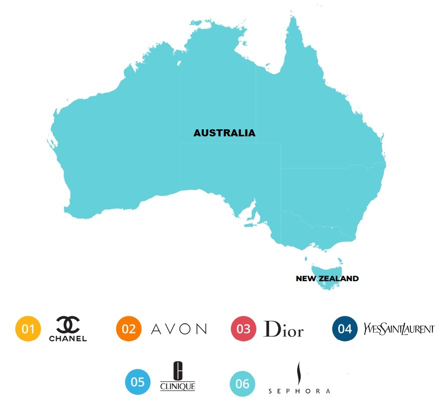 Australasia map