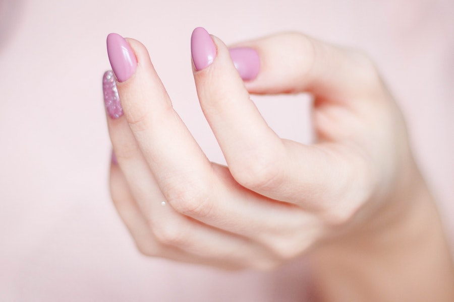 pink manicure